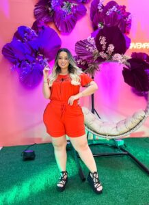 conjunto vermelho