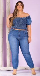 calça jeans plus size