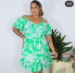 Vestido ciganinha verde