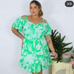 Vestido ciganinha verde